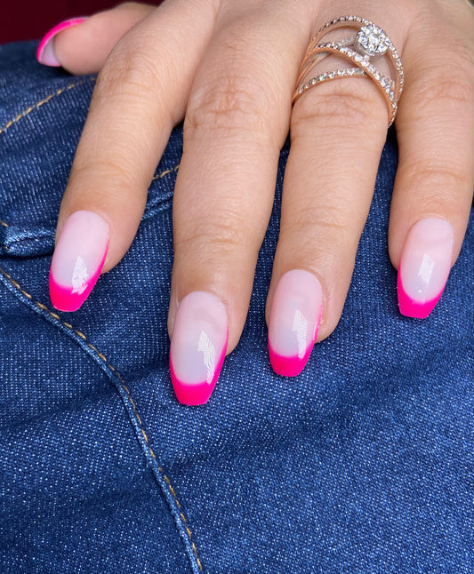 Pink French Nails