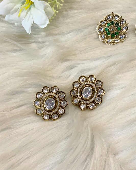 Golden Glow Studs