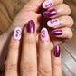 Blush Metal Heart - Oval