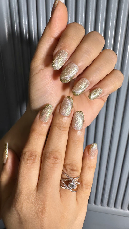Gold Cateye - Oval