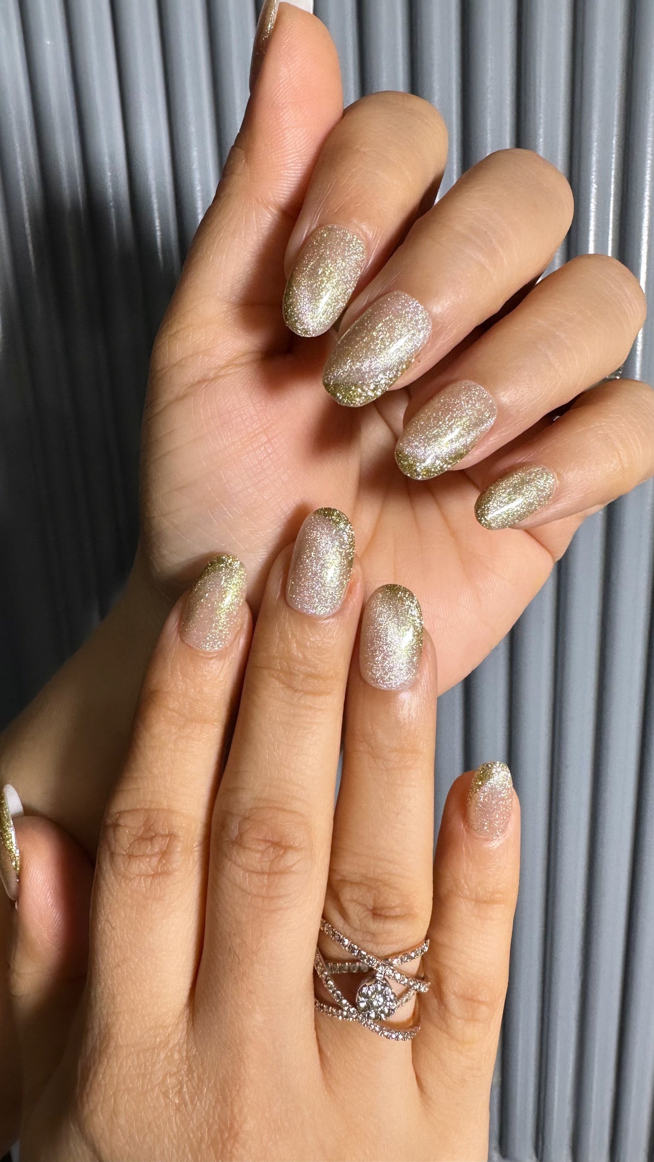 Gold Cateye - Oval
