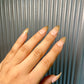 Gold ombre nails