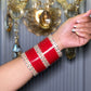 Traditional chuda with Ad Bangles Red