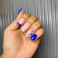 Evil eye french nails