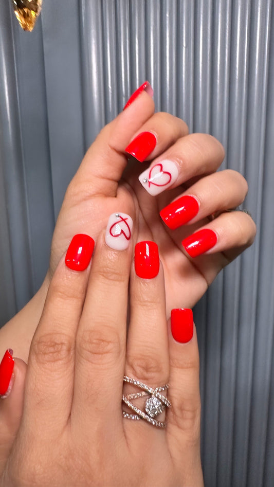 Red Romance - Short Square