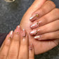 Soft Glow Stone with Sparkle - Oval