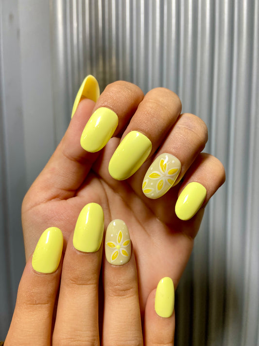 Lemon Bloom - Oval