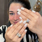 white polka