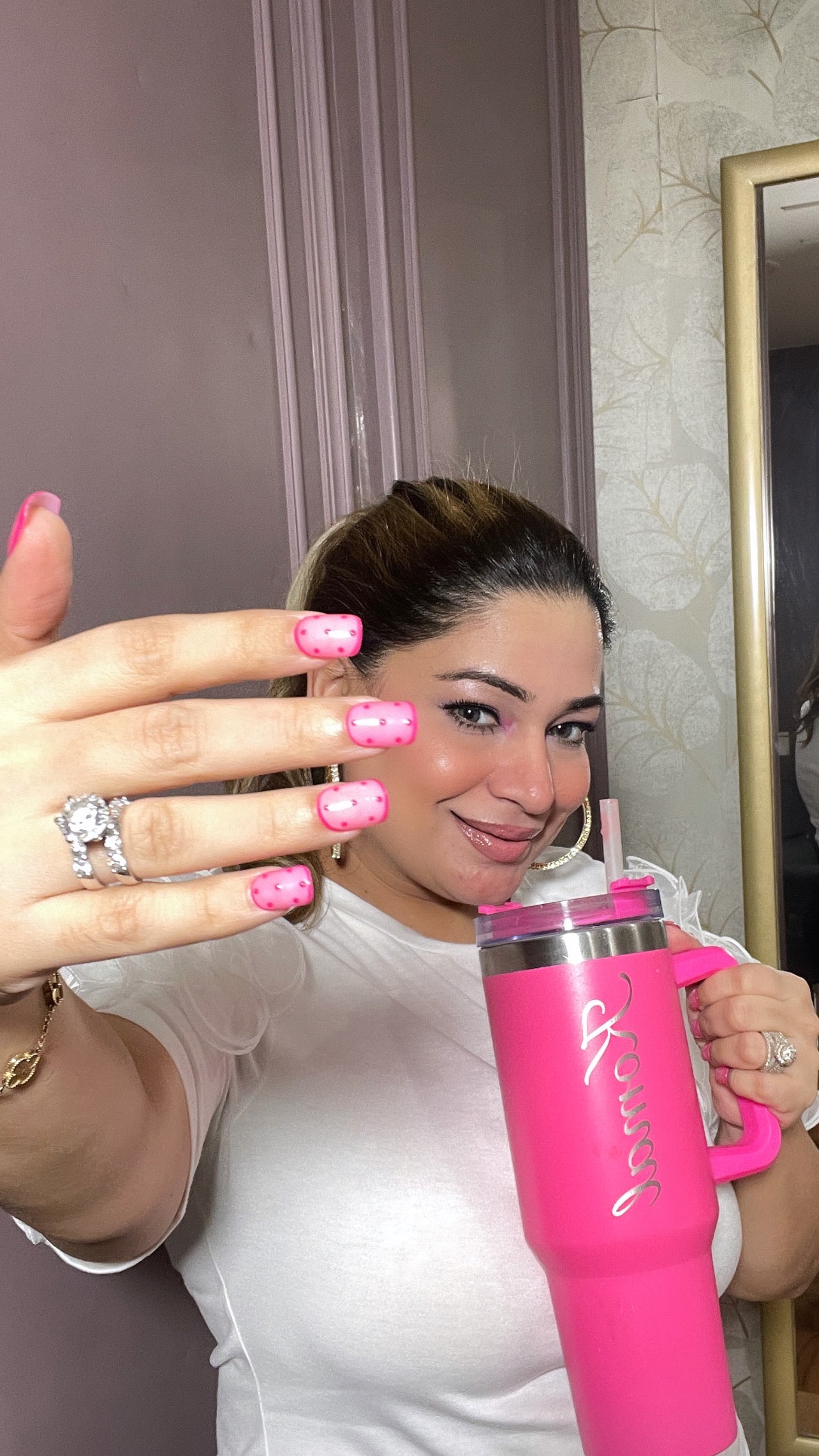 Pink Polka