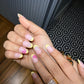 Pastel patel French - Oval