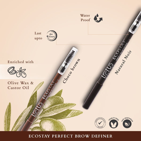 Lotus Ecostay Perfect Brow Definer BD - 2 Natural Noir