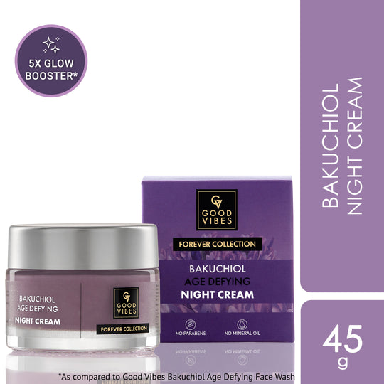 Good vibes Bakuchiol Age Defying Night Cream - 45g