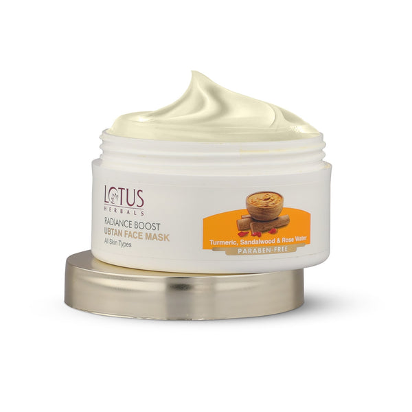 Lotus Herbals Radiance Boost Ubtan Face Mask - 100G