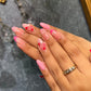 BLUSH & BERRY FRENCH HEART/OVAL