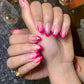 BOLD PINK FRENCH /ALMOND