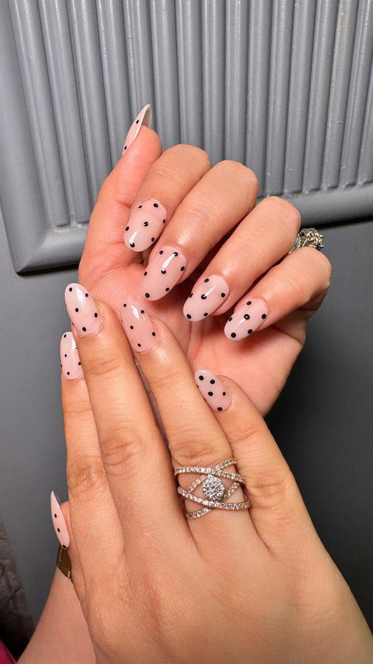 Polka Blush - Oval