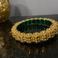Pearl-Studded Kundan Heritage Kada Openable