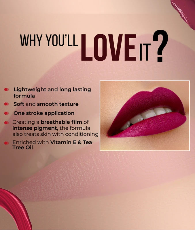 CB POWERKISS VEGAN MATTE LIPCOLOR