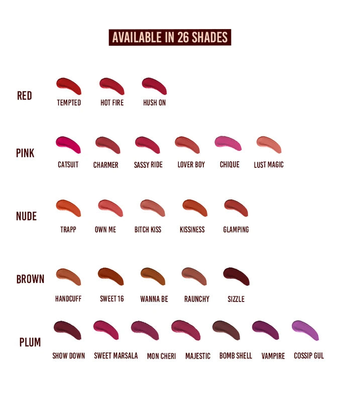 CB POWERKISS VEGAN MATTE LIPCOLOR