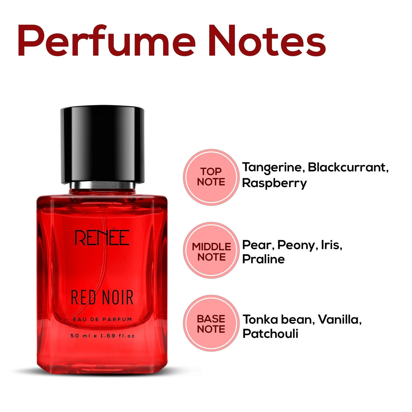 RENEE Red Noir Eau De Parfum - 50ml