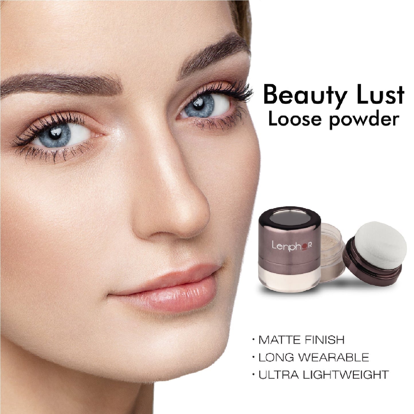 Loose Shimmer Dust Powder For Face - Lenphor