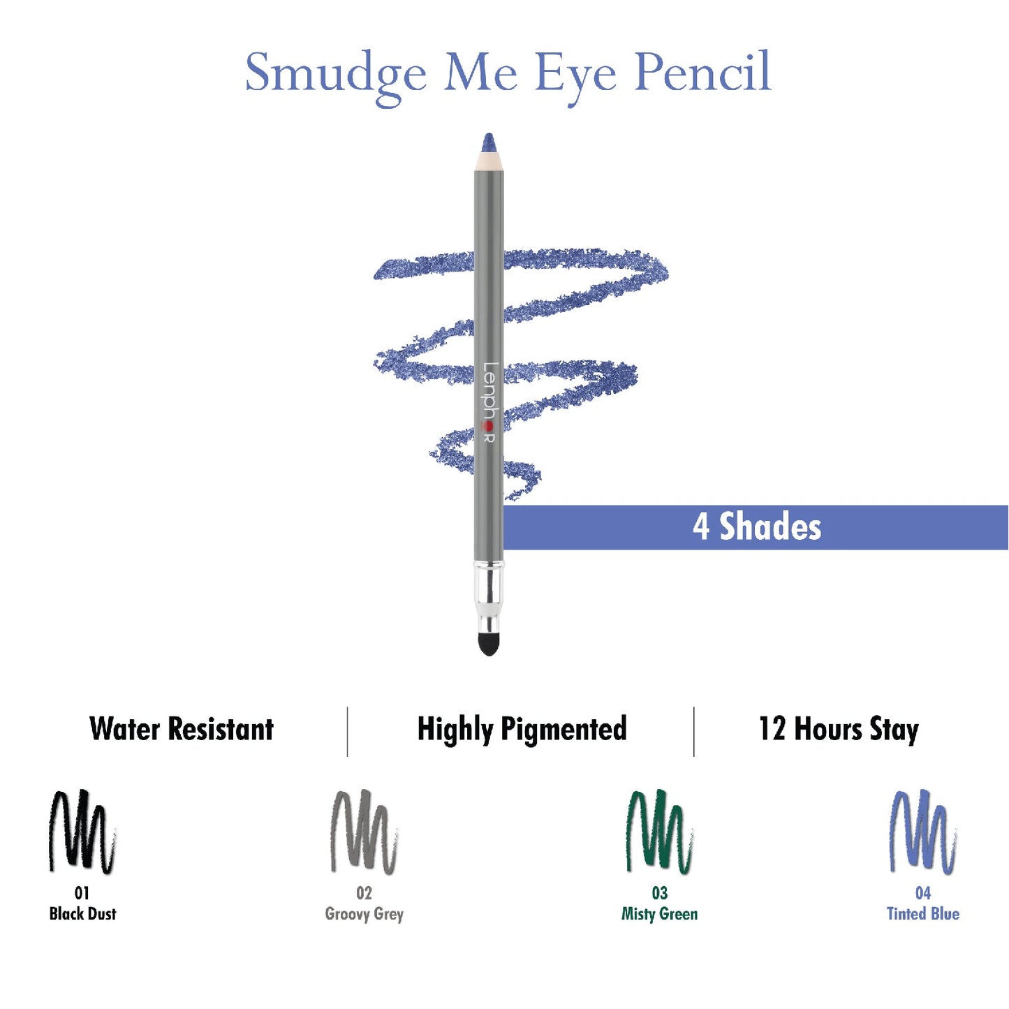 Buy Smudge Me Eye Pencil in 4 Shades - Lenphor