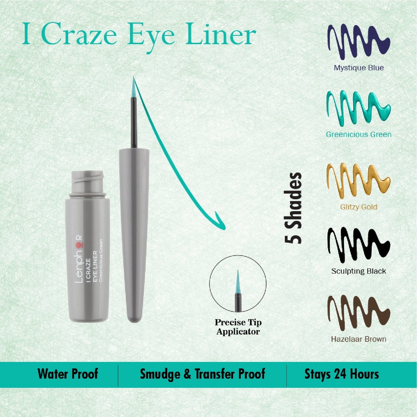 Shop Waterproof Liquid Eyeliner in 5 Shades – I Craze - Lenphor