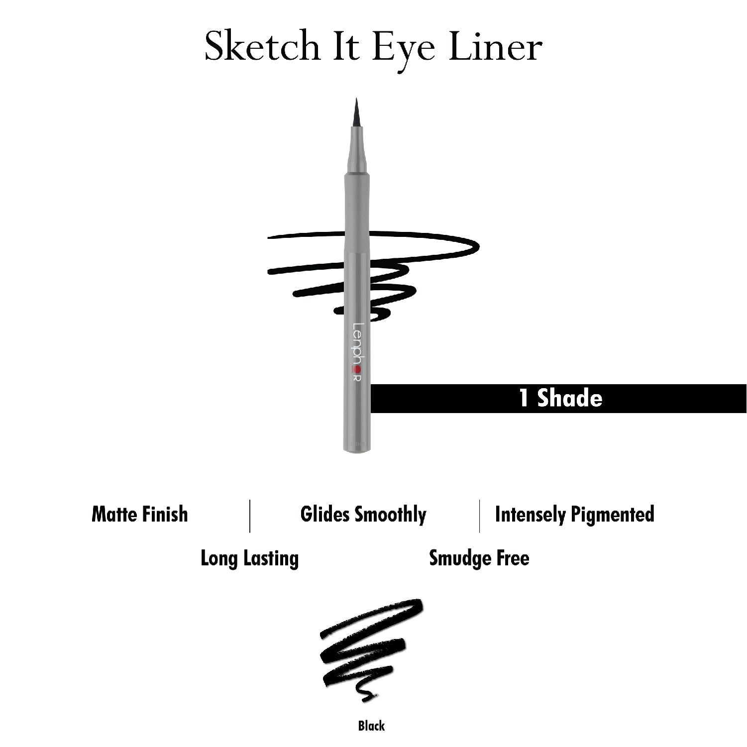 Shop Black Sketch Pen Eyeliner – Sketch It - Lenphor