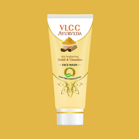 VLCC Ayurveda Skin Brightening Haldi & Chandan Face Wash - 100ml