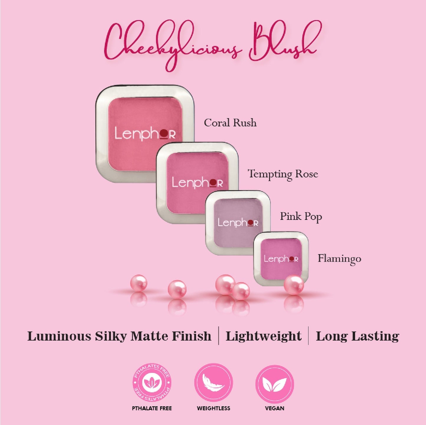 Shop Cheekylicious Powder Blush Pink Pop - Lenphor