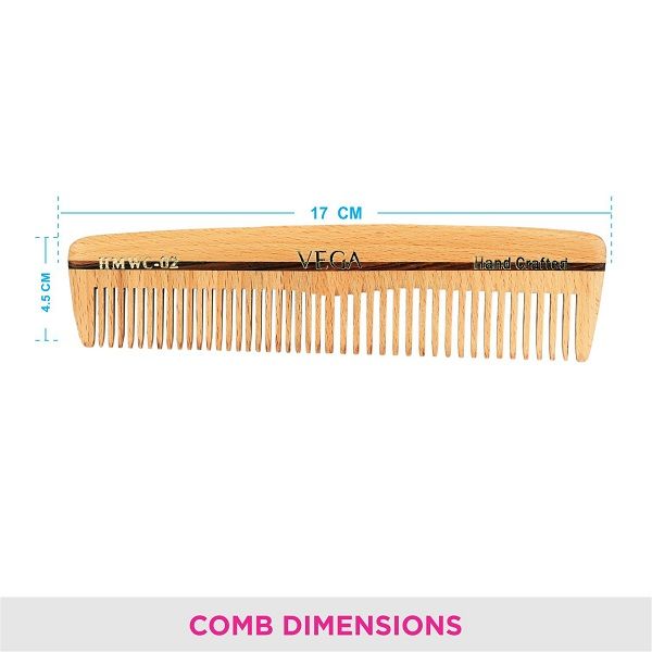 Vega Classic Wooden Comb - HMWC-02