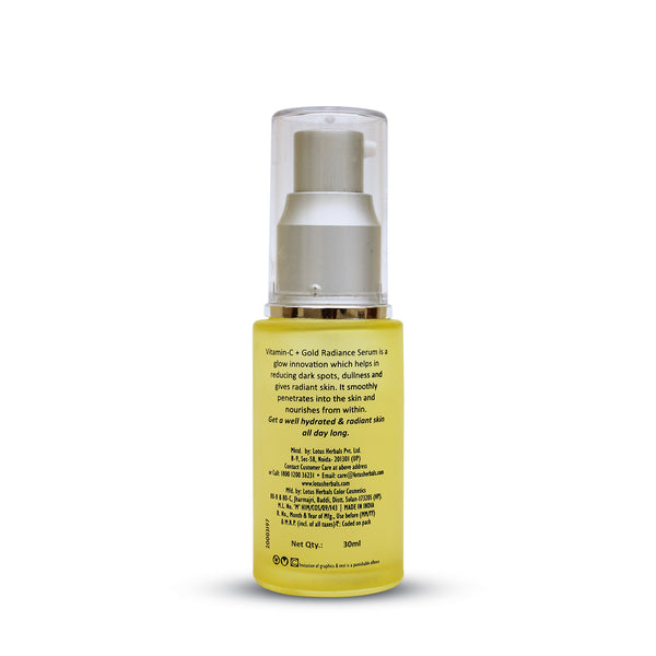 Lotus Herbals Whiteglow Vitamin-c + Gold Radiance Serum