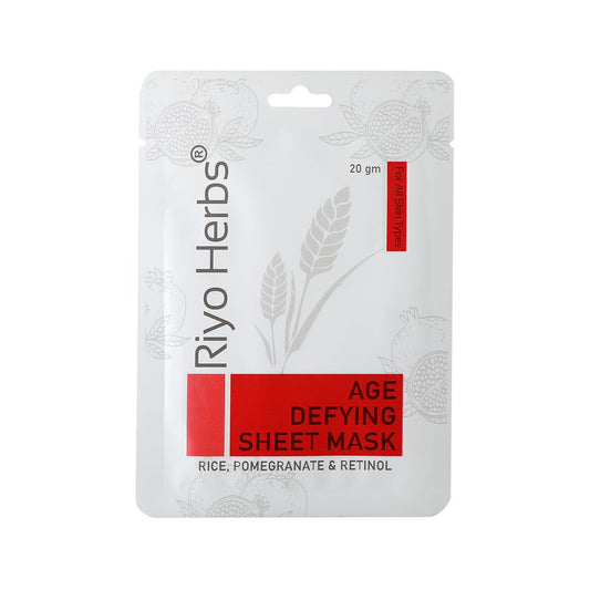 Riyo Herbs Age Defying Sheet Mask (Rice, Pomegranate, Retinol)