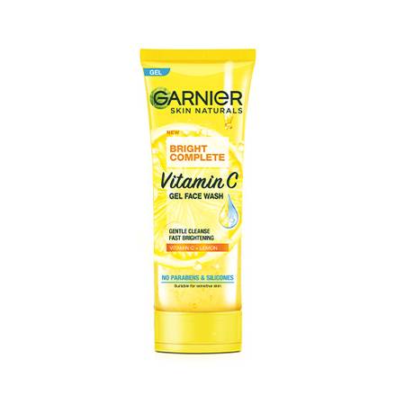 Garnier Bright Complete Vitamin C Gel Facewash, 100g