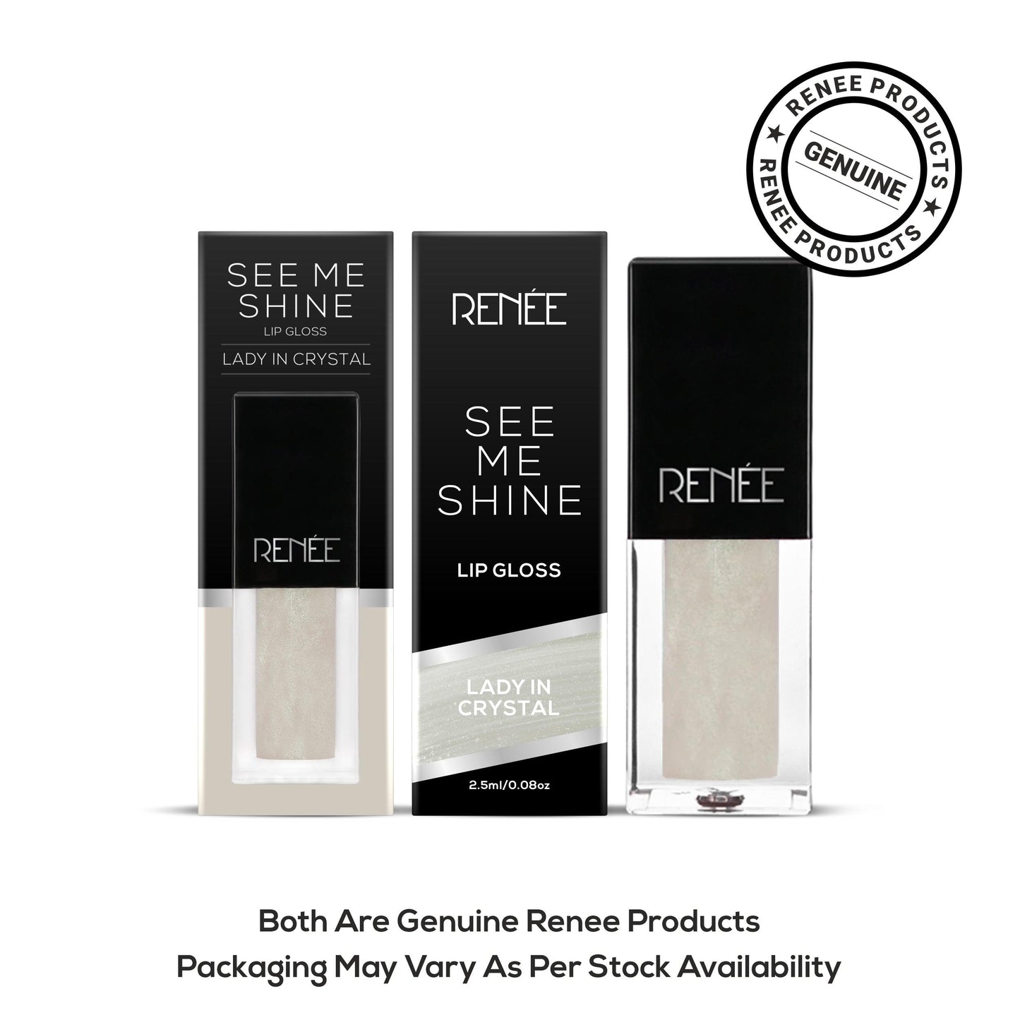 Renee See Me Shine Lip Gloss 2.5ml - Lady In Crystal