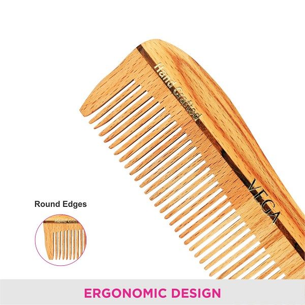 Vega Styling Wooden Comb - HMWC-01