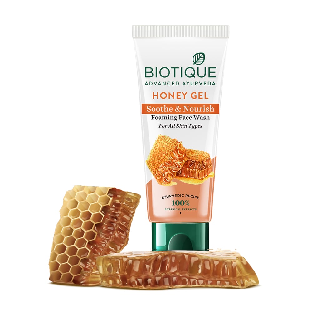Biotique Honey Gel Soothe & Nourish Foaming Face Wash 100ml