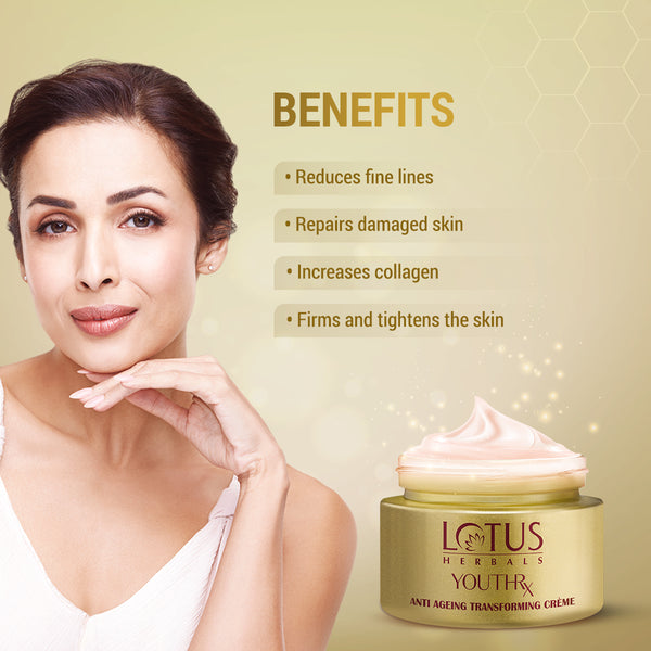 Lotus Herbals YouthRx Anti Ageing Transforming Cream SPF 25 | PA+++