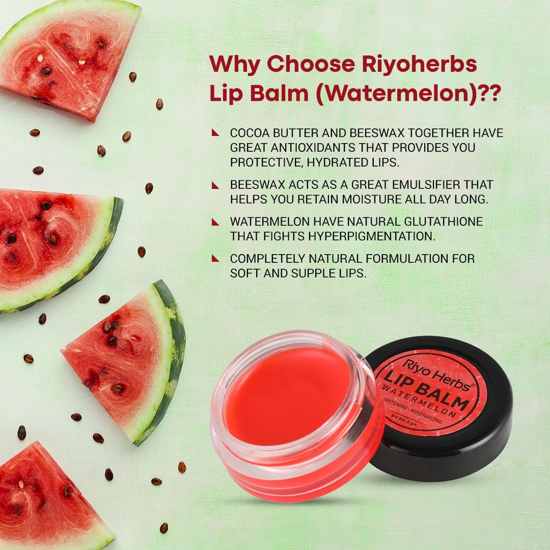 Riyo Herbs Lip Balm ( Watermelon ) - 6gm