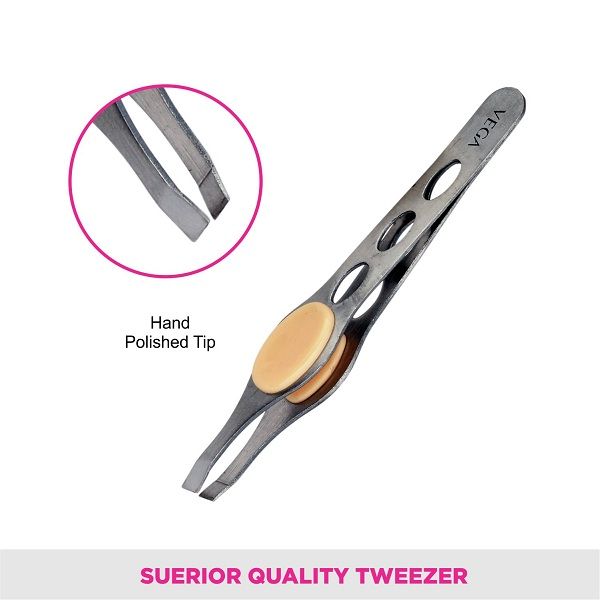 Vega Tweezer - Rubber Grip - TW-04