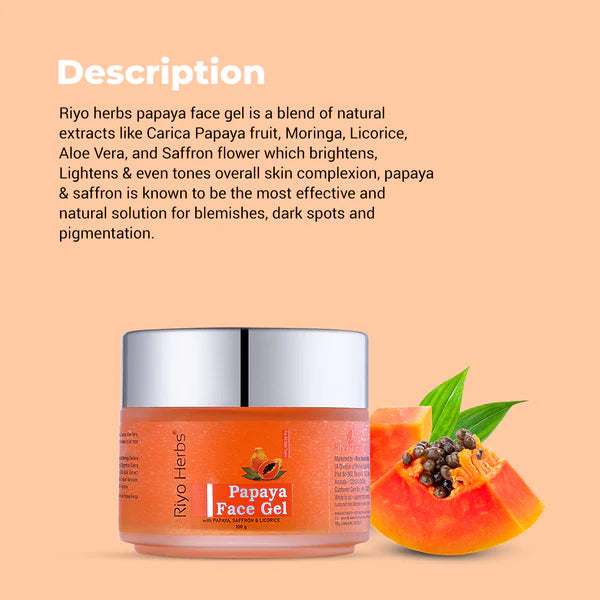 Riyo Herbs Papaya Face Gel - 100g