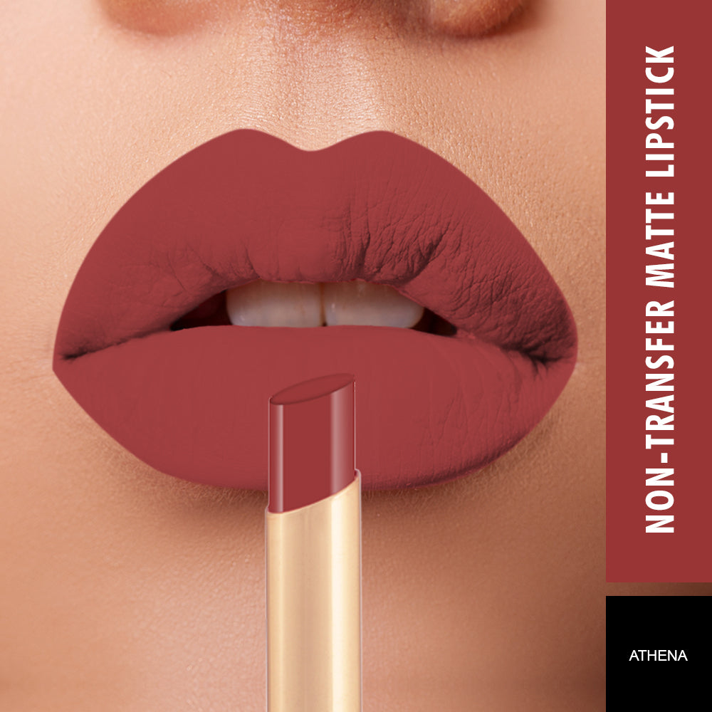 Swiss Beauty Non-transfer Matte Lipstick ATHENA