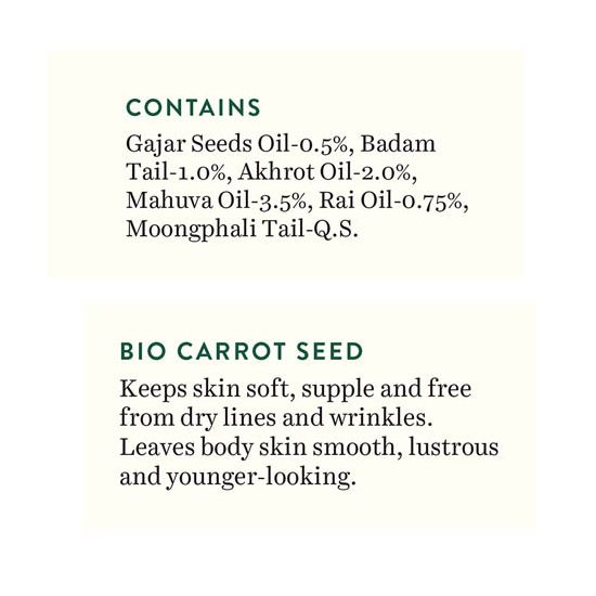 Biotique Carrot Seed Anti-Ageing After-Bath Body Oil 120ml
