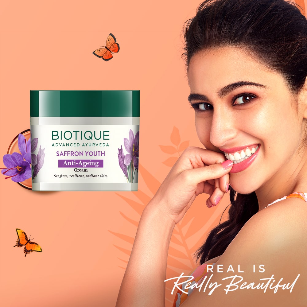 Biotique Saffron Youth Anti-Ageing Cream 50g