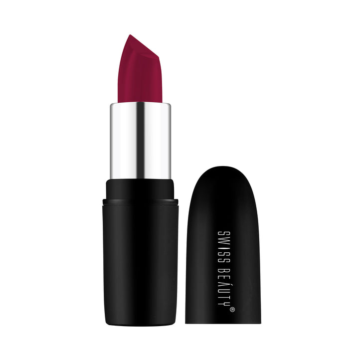 Swiss Beauty Pure Matte Lipstick BOLD-WINE