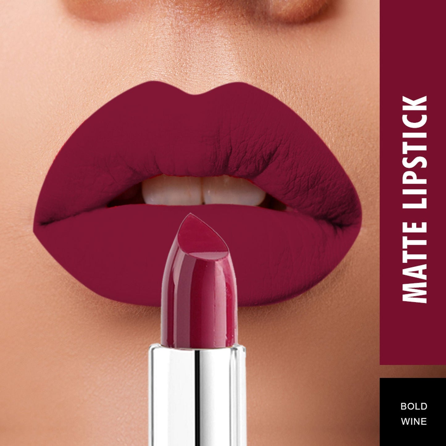 Swiss Beauty Pure Matte Lipstick BOLD-WINE