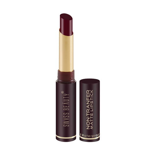 Swiss Beauty Non-transfer Matte Lipstick BOLD WINE