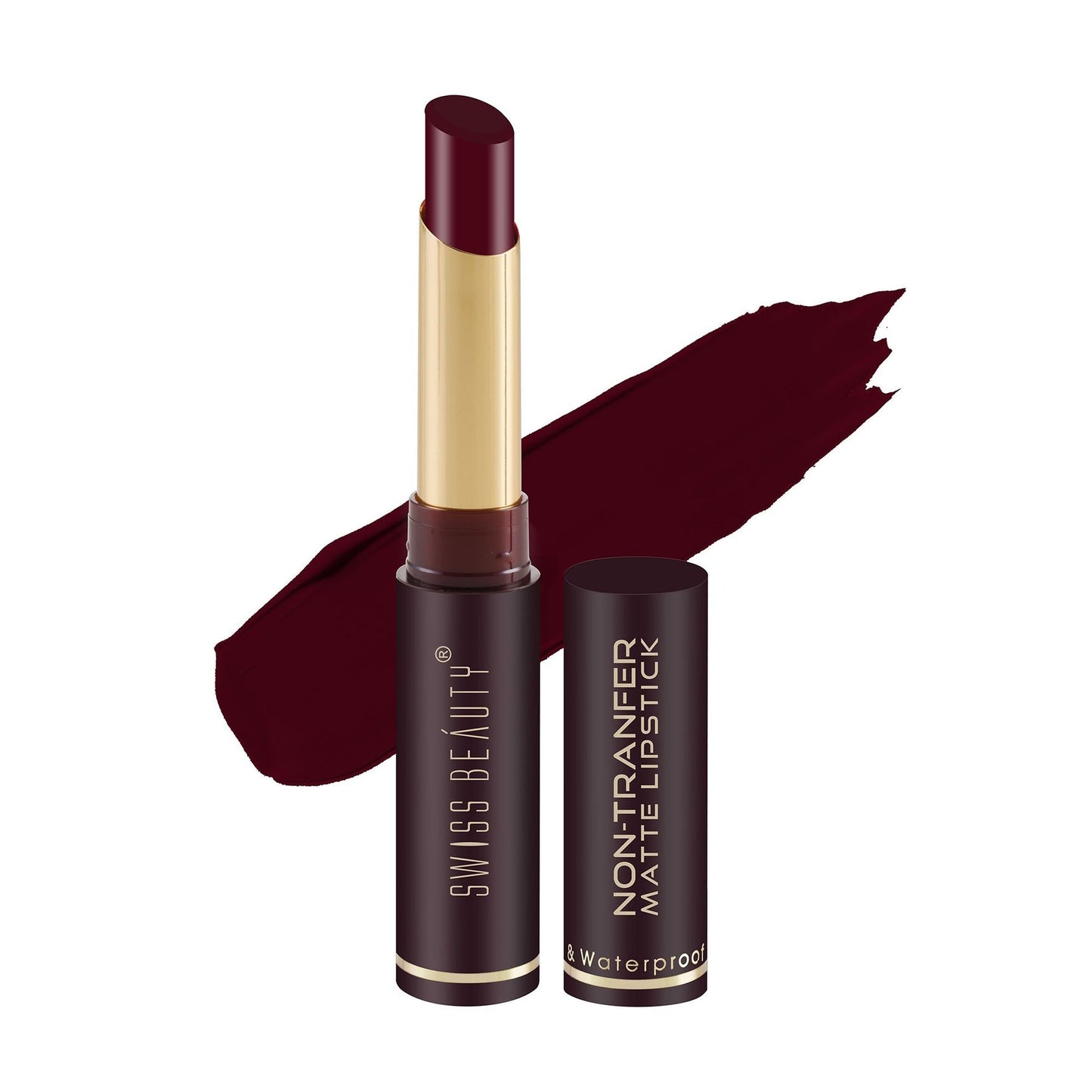 Swiss Beauty Non-transfer Matte Lipstick BOLD WINE