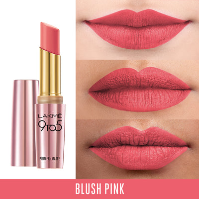 Lakmé 9 To 5 Primer + Matte Lip Color - Blush Pink