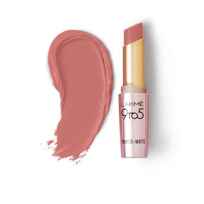 Lakmé 9 To 5 Primer + Matte Lip Color - Blushing Nude